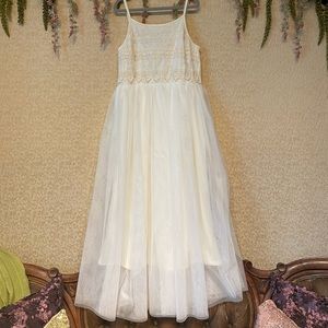 EUC- Girls stretch knit tutu dress